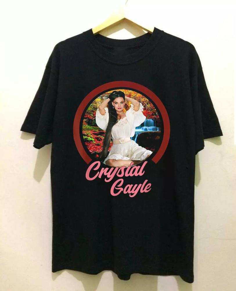 Crystal Gayle Singer Music Album Unisex Cotton Full Size S-4XL Unisex T-Shirt
