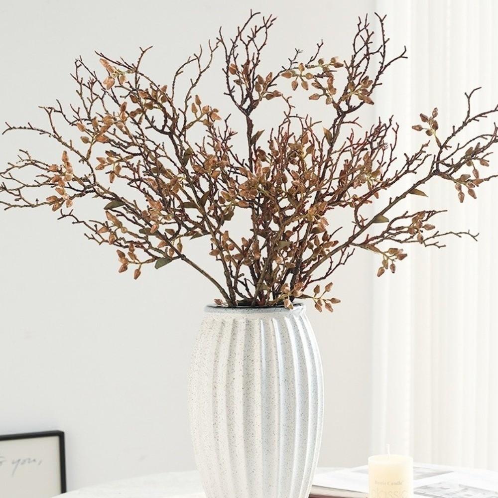 Real Touch Eucalyptus Fruit Branch Lifelike Artificial Greenery  Wedding Ceremony