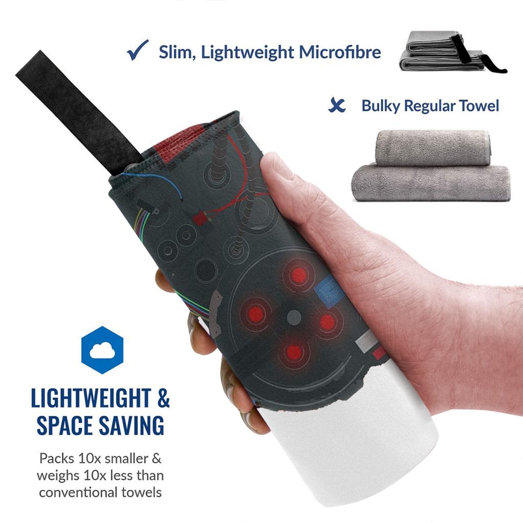 Ghostbusters Proton Pack Beach Towel Soft Microfiber Quick Dry Absorbent Quick Towels For Yoga