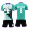Комплект персонализированных рубашек для мужчин и девочек с именем и номером, футбольные майки на заказ для мальчиков, тренировочный костюм