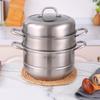 RSFH 304 Stainless Steel 3-Layer 28cm Steamer Pot