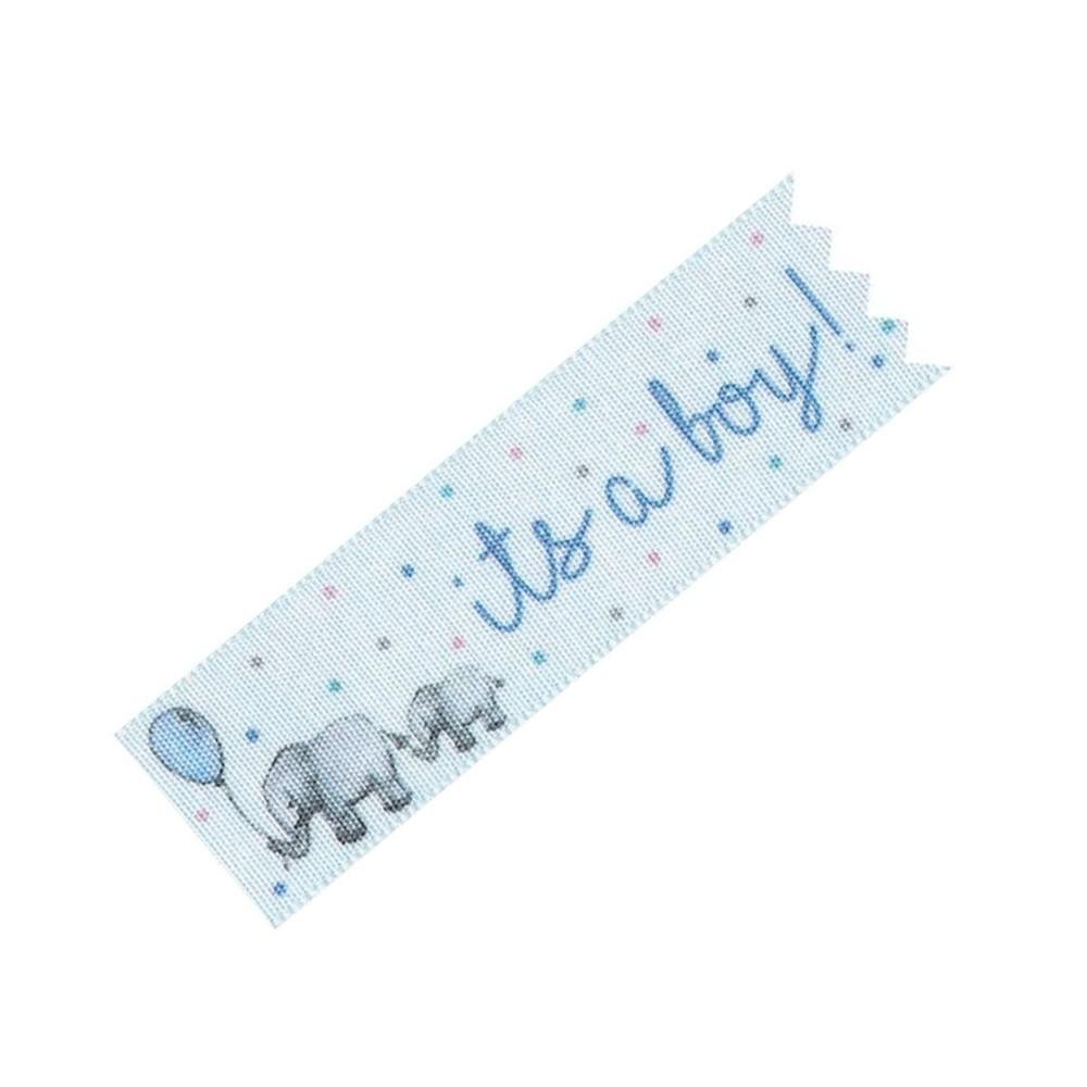 Anniversary House It´s A Boy Baby Shower Gift Ribbon