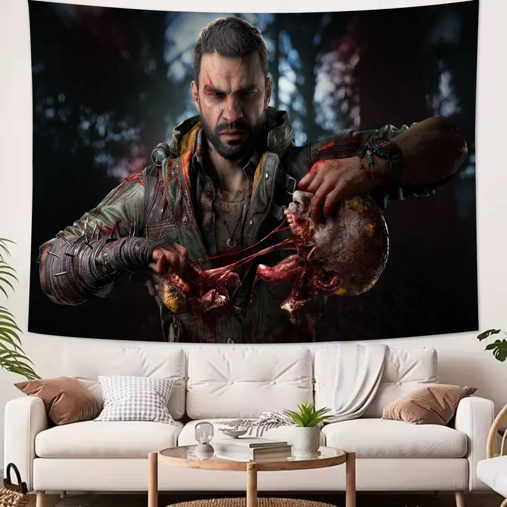 Модная Игра Крутая Dying Light Зверь Гобелен Популярное Украшение Комнаты Настенный Гобелен Арт-Комната Декор Дома Настенное Искусство Декор