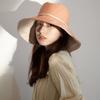 Foldable Women Bucket Hat Anti-UV Visor Caps Fashion Panama Cap  Spring Summer