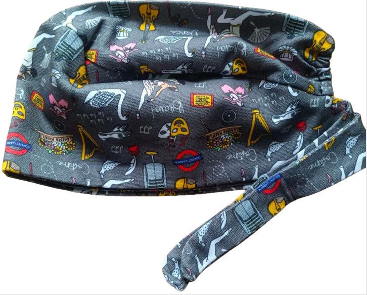 Унисекс Хлопковая Хирургическая Шапочка: Дышащий, Влагоотводящий для Стоматологов и Специалистов индустрии красоты