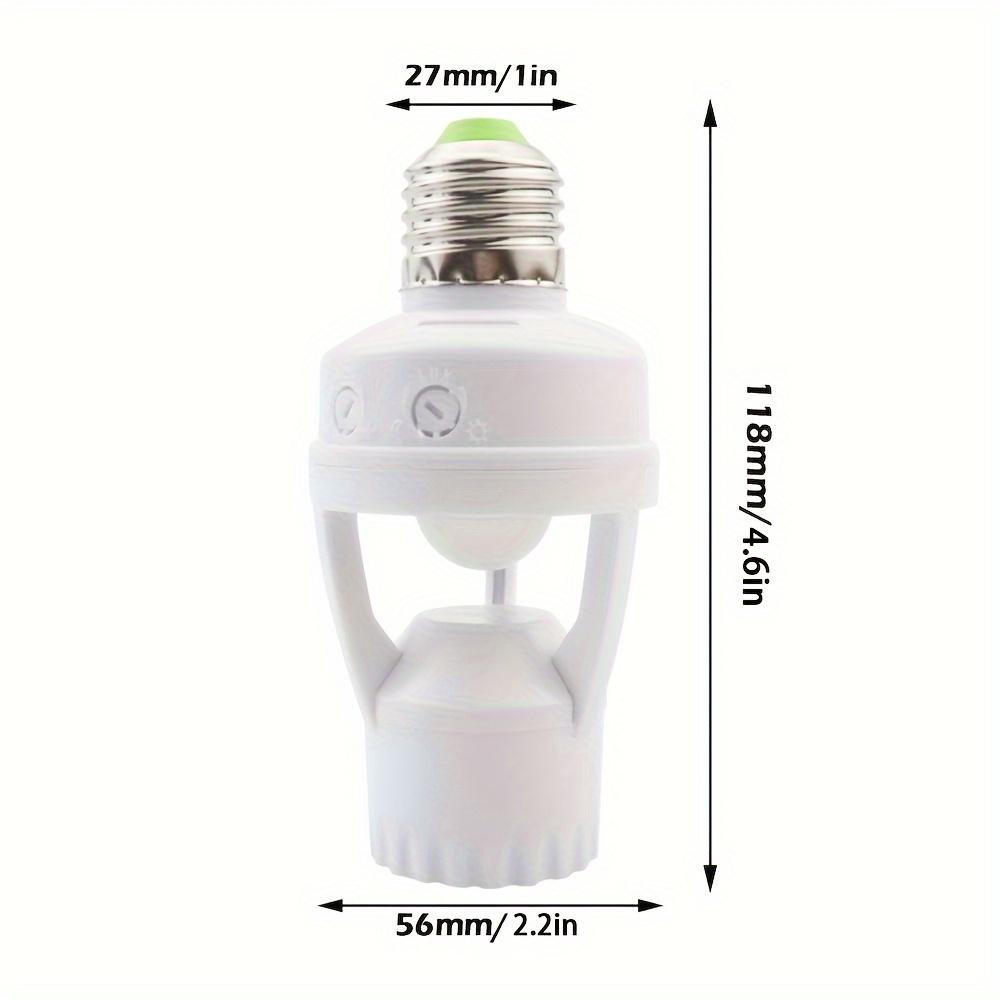 Датчик движения, гнездо для лампы, умная светодиодная розетка E26/E27, активируемый датчиком движения, адаптер для патрона лампы, автоматическое управление освещением для гаража