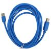 USB 3.0 Printer Cable A Male To B Male 5Gbps 9.8ft Long PVC Copper USB Scanner Cord for External Hard Drivers Hub
