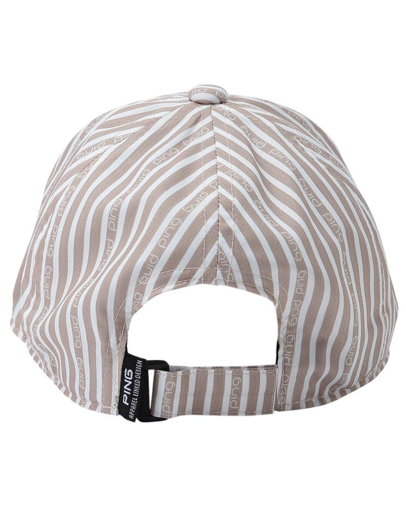 Cap Size Golf Hat FR [Ping Apparel] Women's (Striped, Adjustable) / / 622-5187304 040_Beige