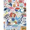 50pcs Ocean Aesthetic Art Style Stickers, Personalized DIY For Notebooks, Phone Cases, Laptops, Guitars, Tumblers, Scrapbooks