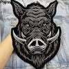 Punk Animal Large Back Embroidery Patch Iron On Patches For Clothing Rock Punk Patches On Clothes Jacket Embroidered Sticker DIY