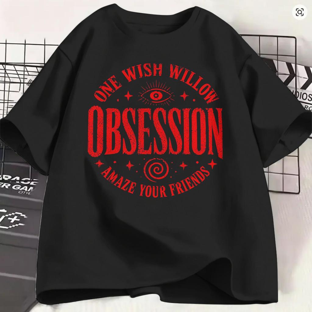 Unisexs Tshirt Obsession Movie 2026 Cool Pure Cotton Tees Short Sleeve One Wish Willow T Shirts Crewneck Clothes 4xl 5xl 6xl