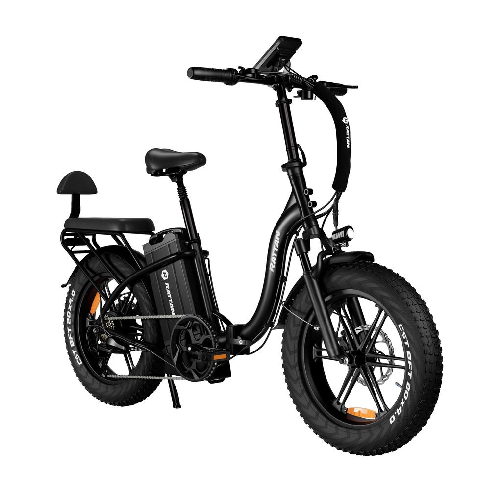 RATTAN LF Ultra Convenient Cycling Electric Bicycle 1000W Motor 48V40AH Battery 200KM Range All-Terrain Electric Bike 20 Inch Fat Tires E-Bike