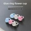 Кольцо-чашка для наращивания ресниц с клеем One-Piece Grafting Eyelash - профессиональный инструмент для наращивания ресниц