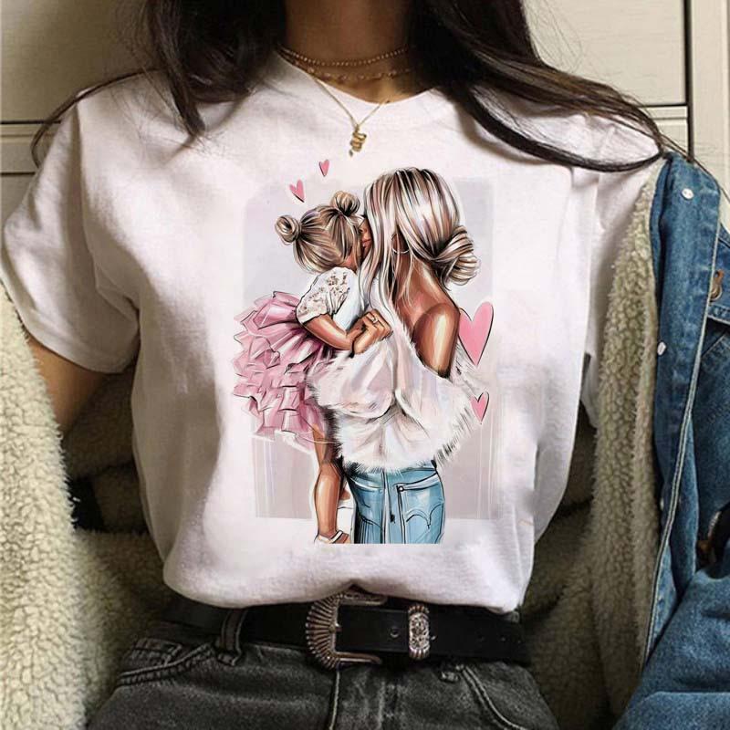 Printed T-Shirt Women'S Short-Sleeved Women'S Clothing