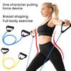 Fitness Resistance Band with Anti-slip Handle Portable Men Women Arm Shoulder Stretch