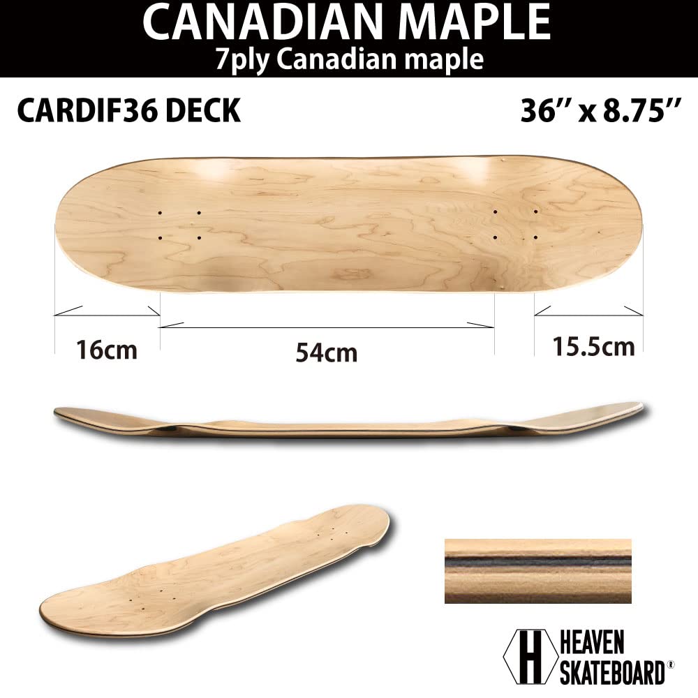 HEAVEN SKATEBOARD Cardiff 36 Скейтборд Дека 36 дюймов Длинный Скейт Серф Скейт