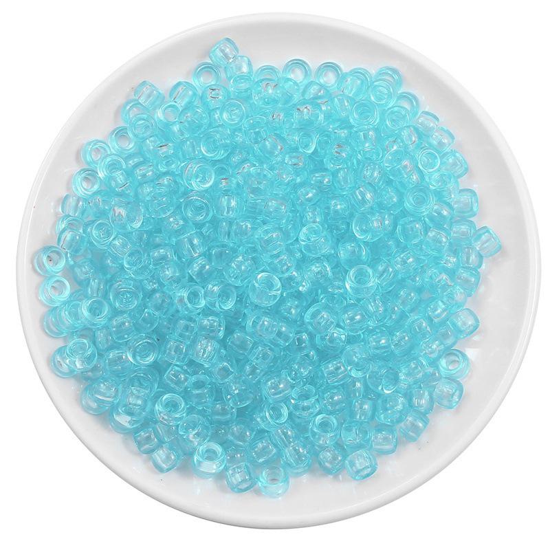 Акриловые бочкообразные бусины с большим отверстием 9x6 мм для изготовления браслетов своими руками