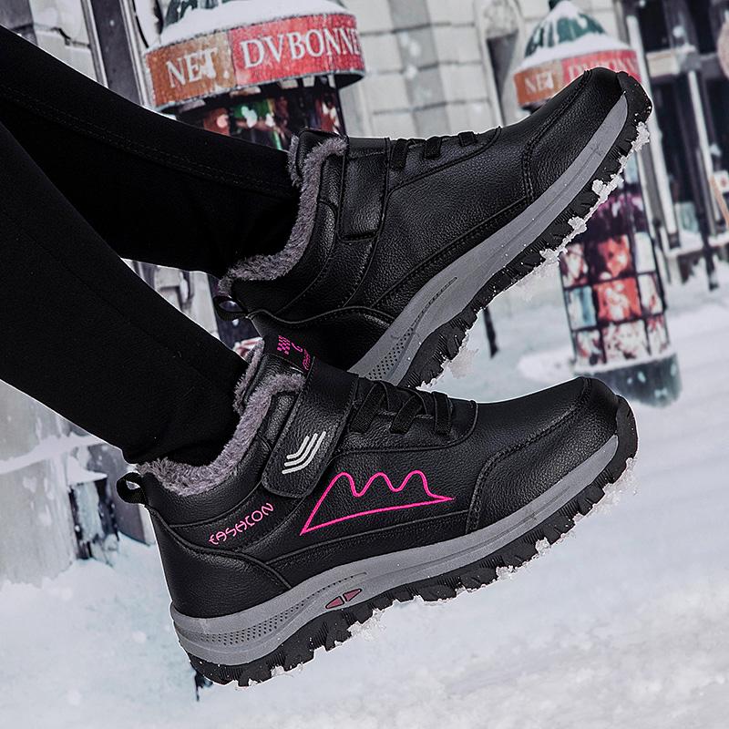 Осенне-зимняя мужская теплая хлопковая обувь Ppel, уличная нескользящая хлопковая обувь большого размера для пожилых людей