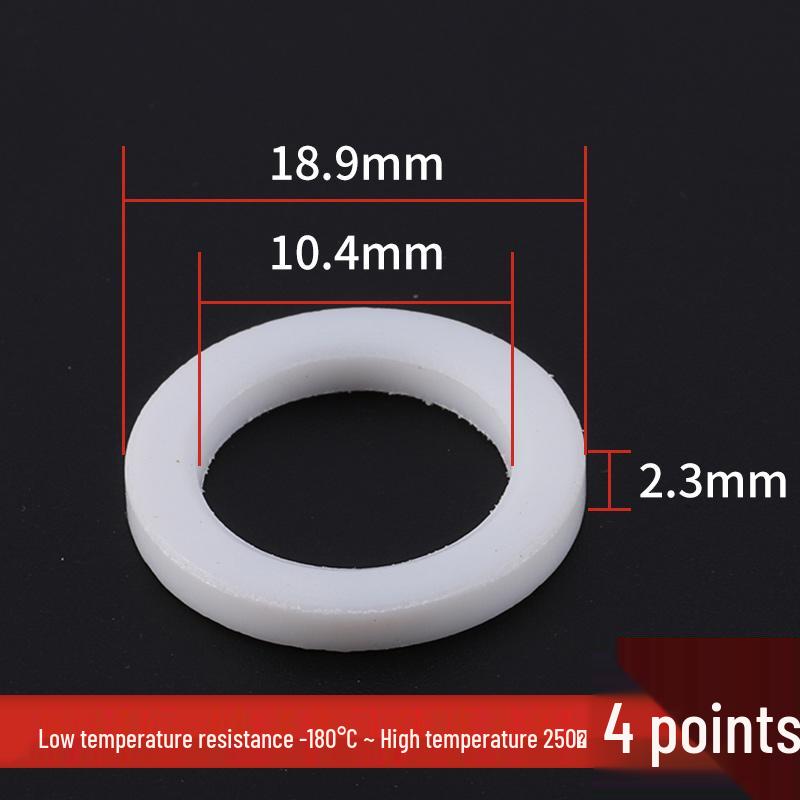 PTFE Политетрафторэтилен Высоко/Низкотемпературностойкий Тефлон Водопроводная Труба Прокладка