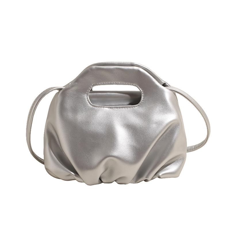 Women's Casual Handbags New Summer Pu Leather Solid Color Crossbody Bags Simple Versatile Female One Shoulder Purses