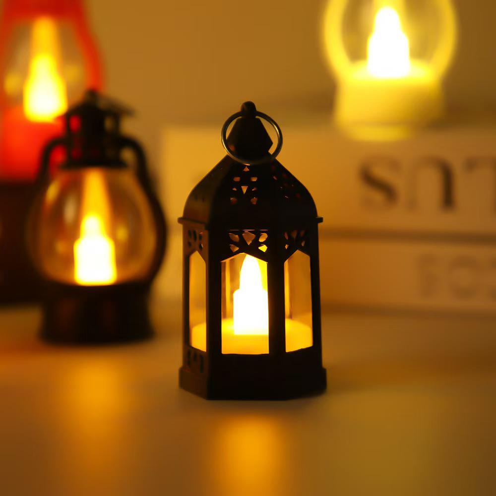 Винтажная светодиодная керосиновая лампа: Электронная свеча для украшения на Рождество, Хэллоуин, для бара и фестиваля