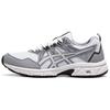 Gel-Venture 8 Cushioning Rebound Fabric Synthetic Leather Low-Top Running Shoes Women Running Shoes Gray White 1012B637-100