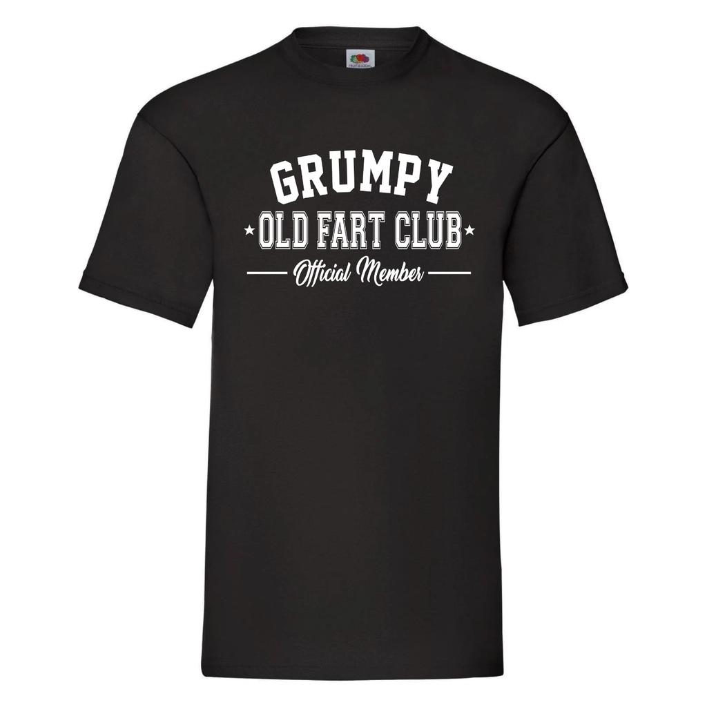 Grumpy Old Fart Club T-Shirt, Funny Joke TShirt for Retirement, Birthday