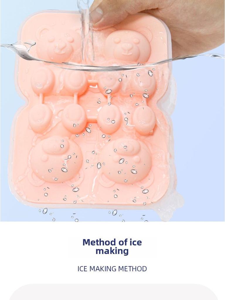 Формы для кубиков льда Bear: Силиконовая форма для льда для замороженных лакомств и ледяных шариков