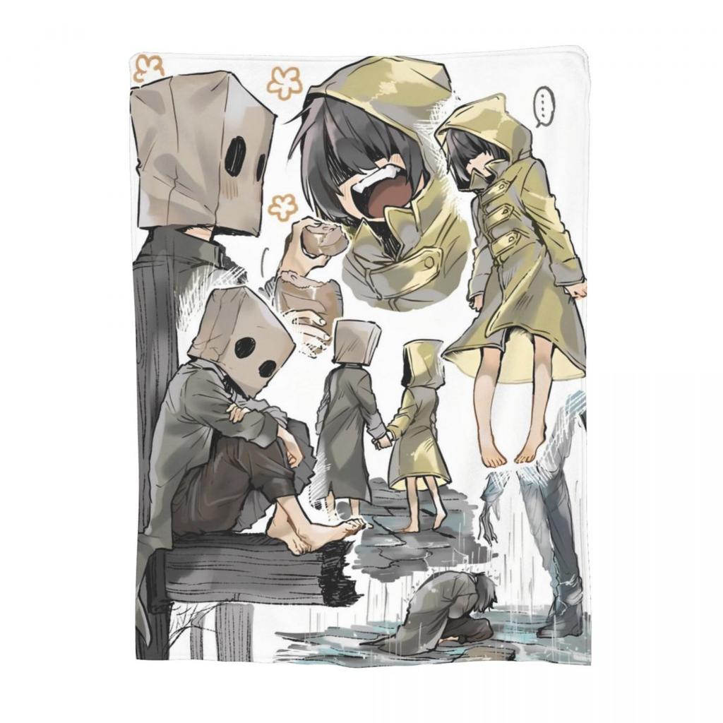 Игровое одеяло Little Nightmares Игра в жанре Survival Horror Пушистое Забавное Теплое Плед для Кровати Дивана Весна Осень