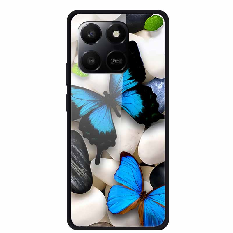 Стеклянная задняя крышка 6,77" для Honor 400 Smart X7d 2025 Чехол Закаленное стекло Чехол для Honor Play 10T 5G Чехол Защитные Fundas Чехлы