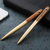 Retractable Wooden Ballpoint Pen Smooth Writing Calligraphy Ballpoint Pen Roller Ball Pens  School