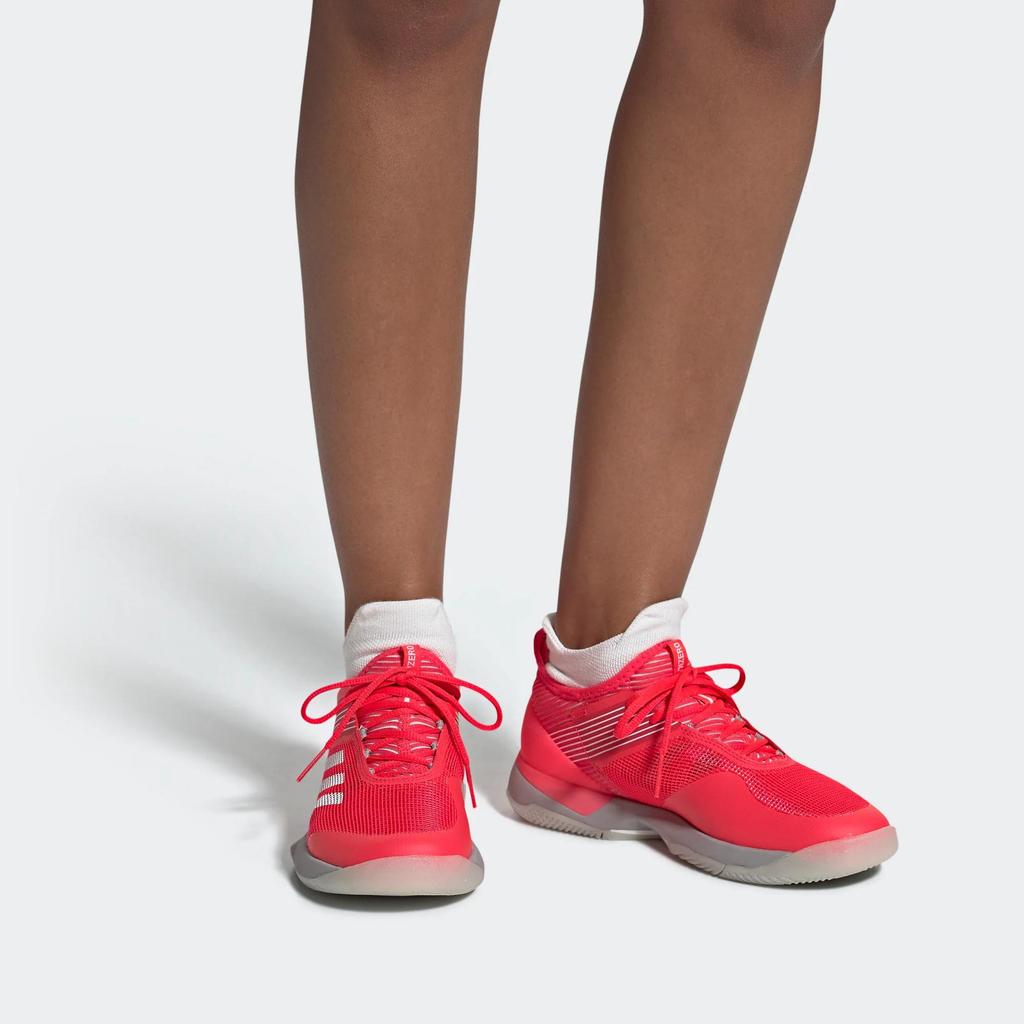 Adidas Adizero Ubersonic 3 'Red White' Women's (Unisex) Tennis Shoes CG6442