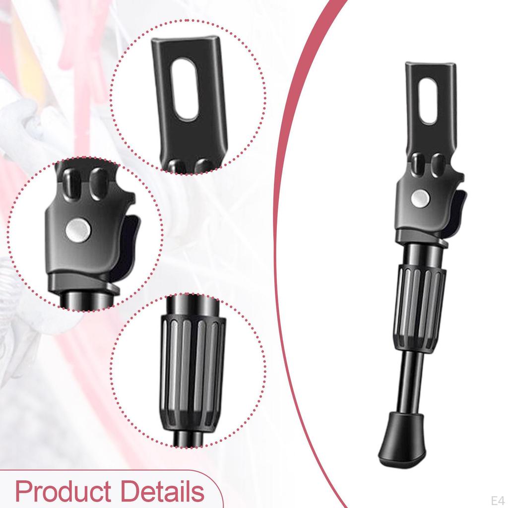 Adjustable Kickstand for Kids Bicycle, Side Support Mountain Bikes