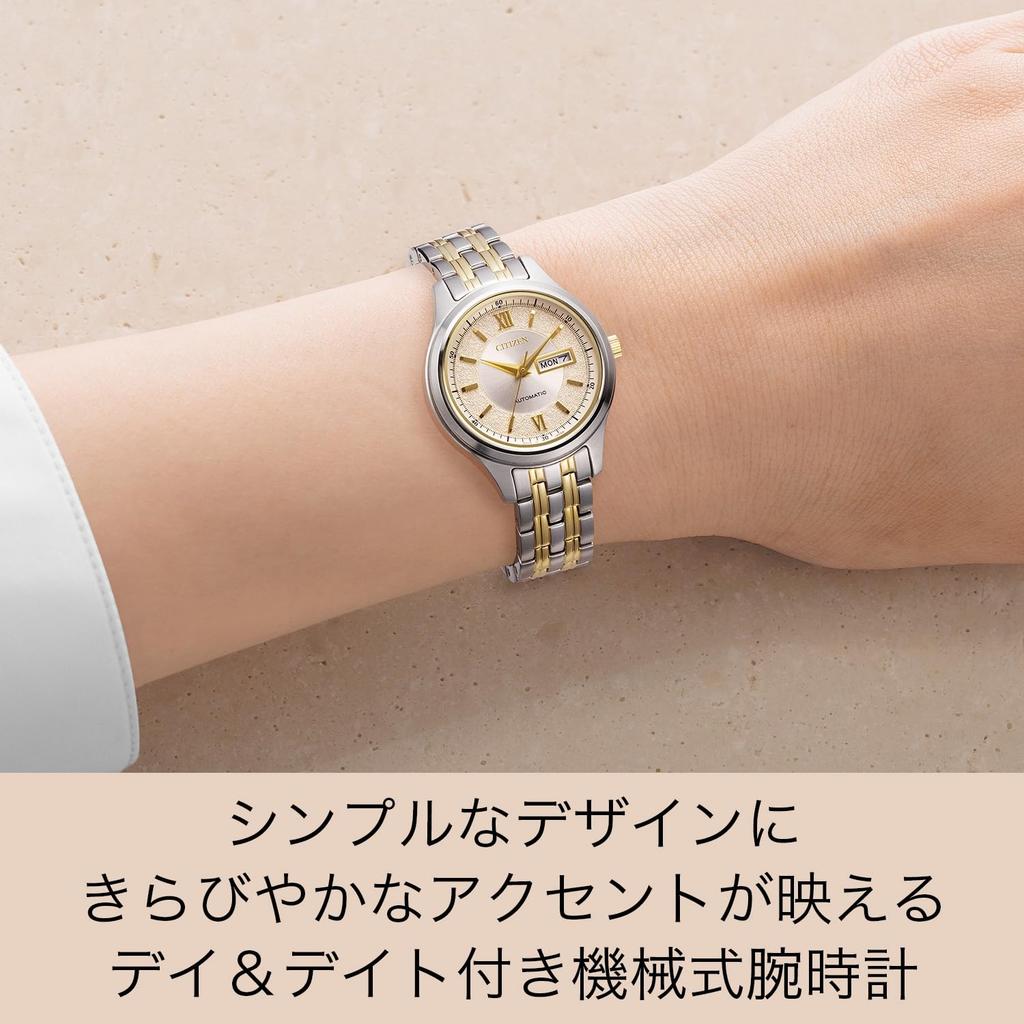 Часы CITIZEN COLLECTION Автоматические Часы Механические Водонепроницаемые Серебристый Золотой Сапфировое Стекло Механические Автоматические Классические Часы Подарок Деловые Аналоговые