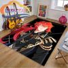 Обои для рабочего стола Cartoon Adventure game carpet3D Print Genshin Impact Floor Mat Living Room Carpet Soft Flannel Play
