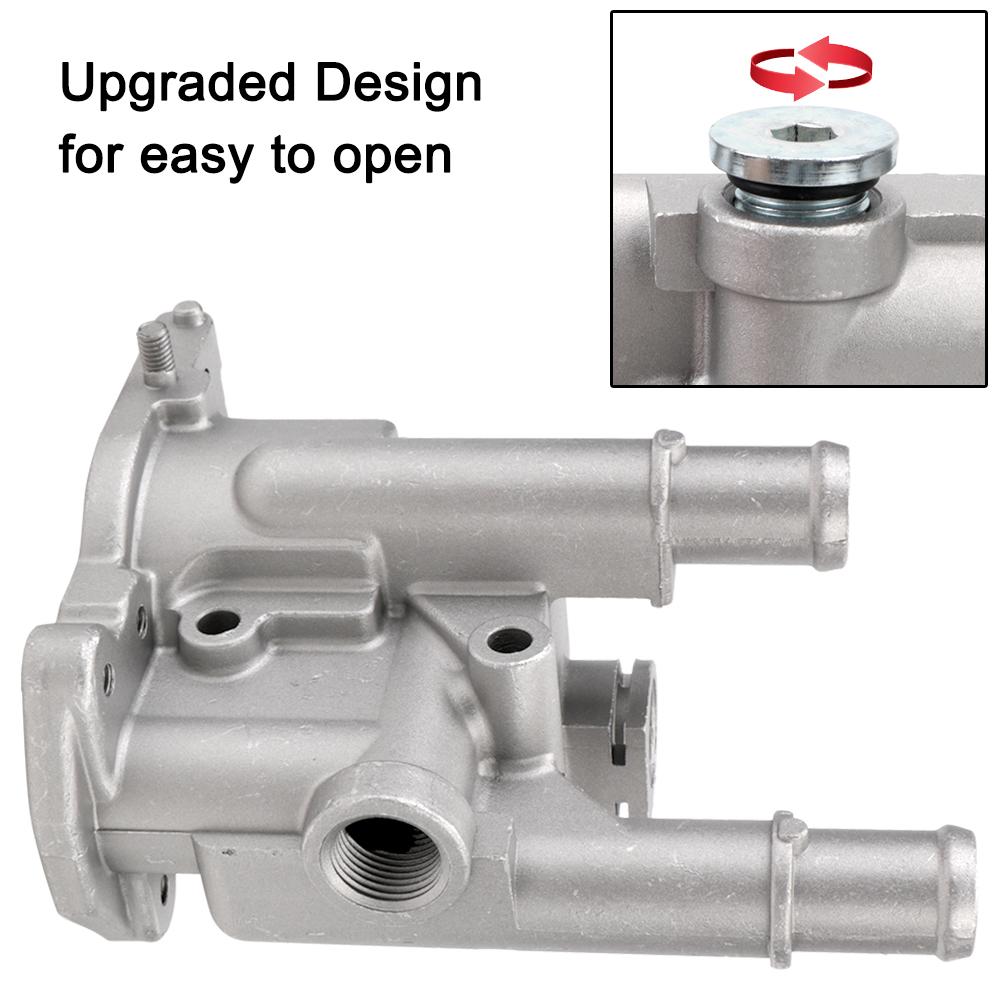Алюминиевый корпус термостата 96817255 для Chevrolet Chevy Cruze Aveo Orlando, крышка корпуса термостата для Opel Astra Zafira Signum Moka
