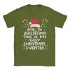 Funny Due to Inflation Ugly Christmas Sweaters TShirt Summer  100 Cotton T Shirts For Man Hipster Casual Tee Shirt Top Tees