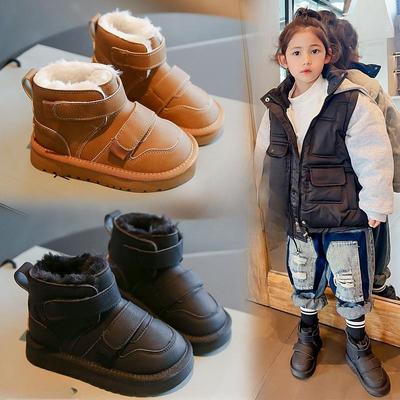 Новые зимние туфли для девочек из мягкого толстого хлопка