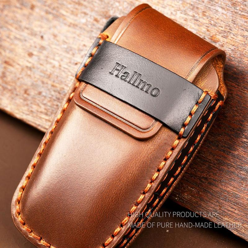 GUSHIBEI Роскошный кожаный чехол для ключей ручной работы для BMW