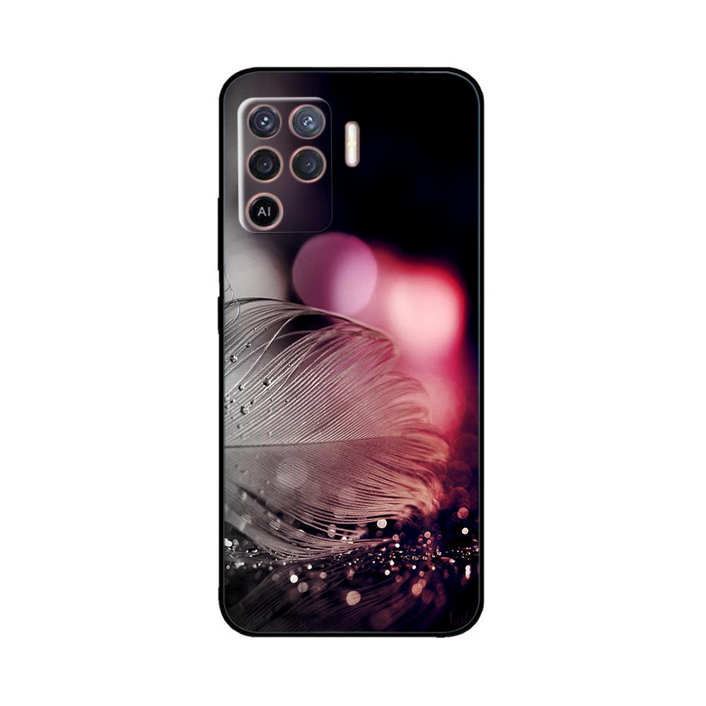 Чехол для OPPO Reno 5 Lite, мягкий силиконовый чехол с цветами, бампер для OPPO Reno 5 F oppoA94 4G, чехлы для телефонов Reno 5 Lite