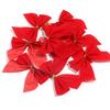 50/100Pcs Christmas Decor Christmas Tree Bow 5.5CM Red Velvet Bow Xmas Tree Ornaments Home New Year 2025 Navidad Decoration