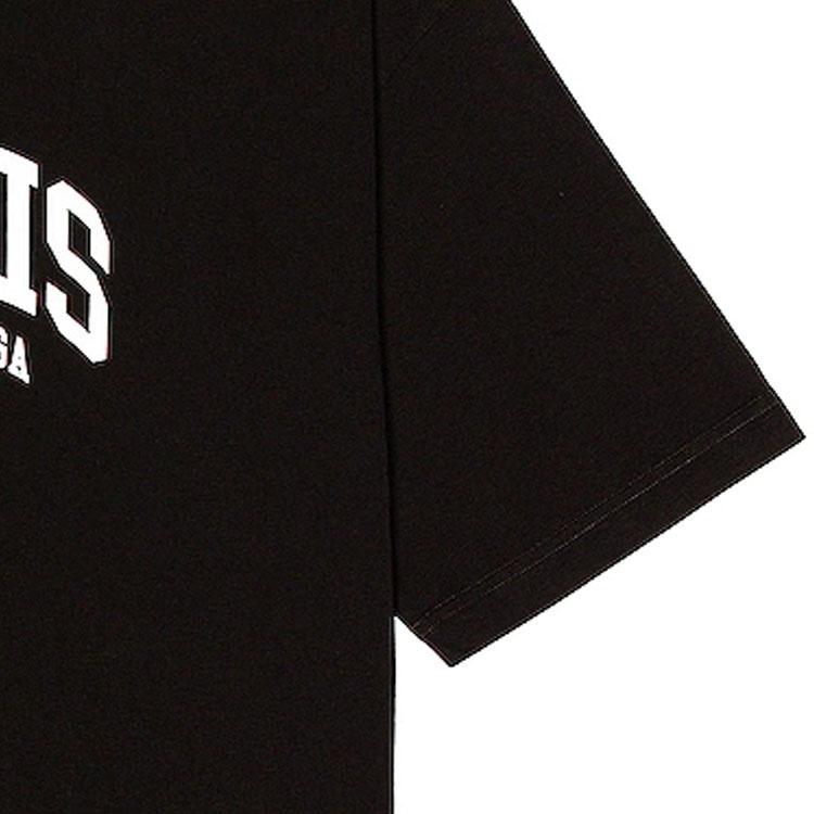 Balenciaga Cities Paris T-Shirt Medium Fit 'Black' Men's 612966TLVL71070