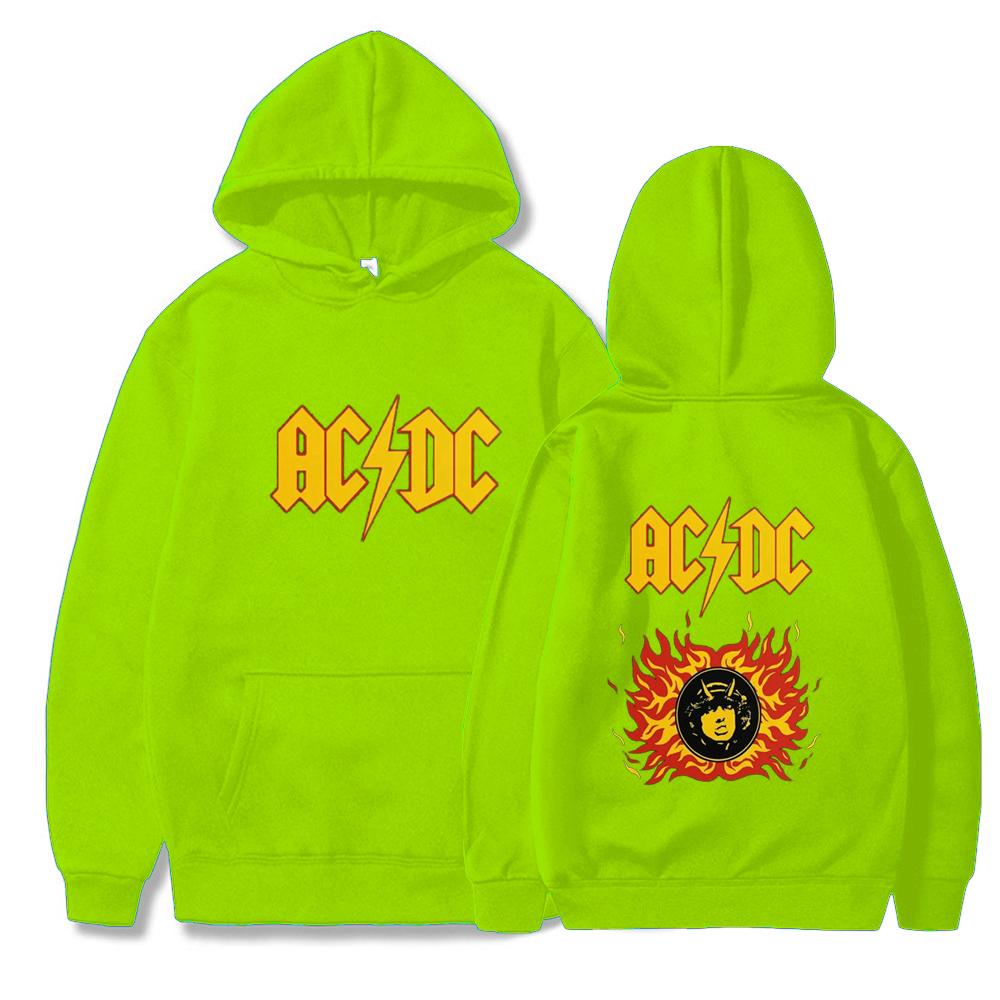 2024 Осень-зима ac pwdup live dc print Hoodie Manner Pullover Sweatshirt Retro Fashion Oversize Hoodies Punk Streetwear