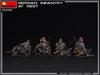 MiniArt Немецкая пехота на отдыхе 4 штуки Пластиковая модель MA35266 1/35