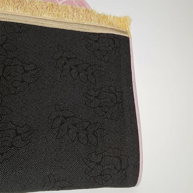 Cross-border Thick Raschel Prayer Mat with Irregular Embossed Design