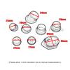 R1300GS Motorcycle Frame Hole Cover Caps Plug Decorative Frame Cap Set For BMW R 1300 GS R 1300GS ADVENTURE ADV 2024 2025