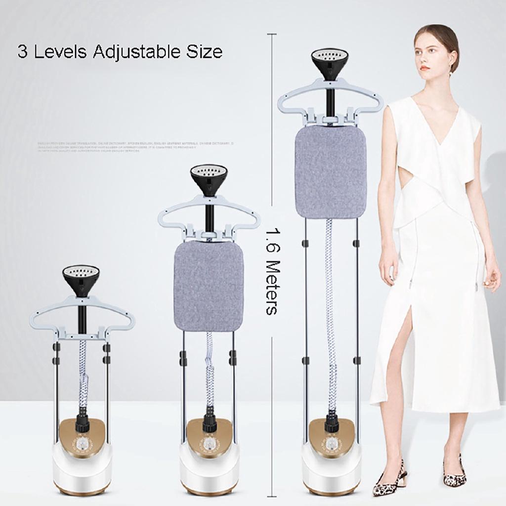 1800W Garment Steamer Handheld Ironing Machine 10 Gear Adjustable Vertical Flat Steam Iron Clothes Steamer Household