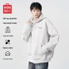 MINISO Men's American Style Half-Zip Hooded Sweatshirt