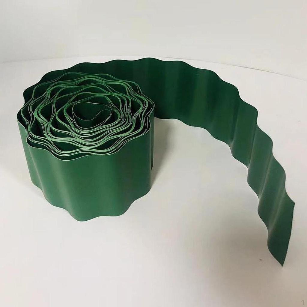 Ландшафтный дизайн своими руками ПП бордюрный рулон гибкие водонепроницаемые аксессуары зеленый для приподнятой клумбы