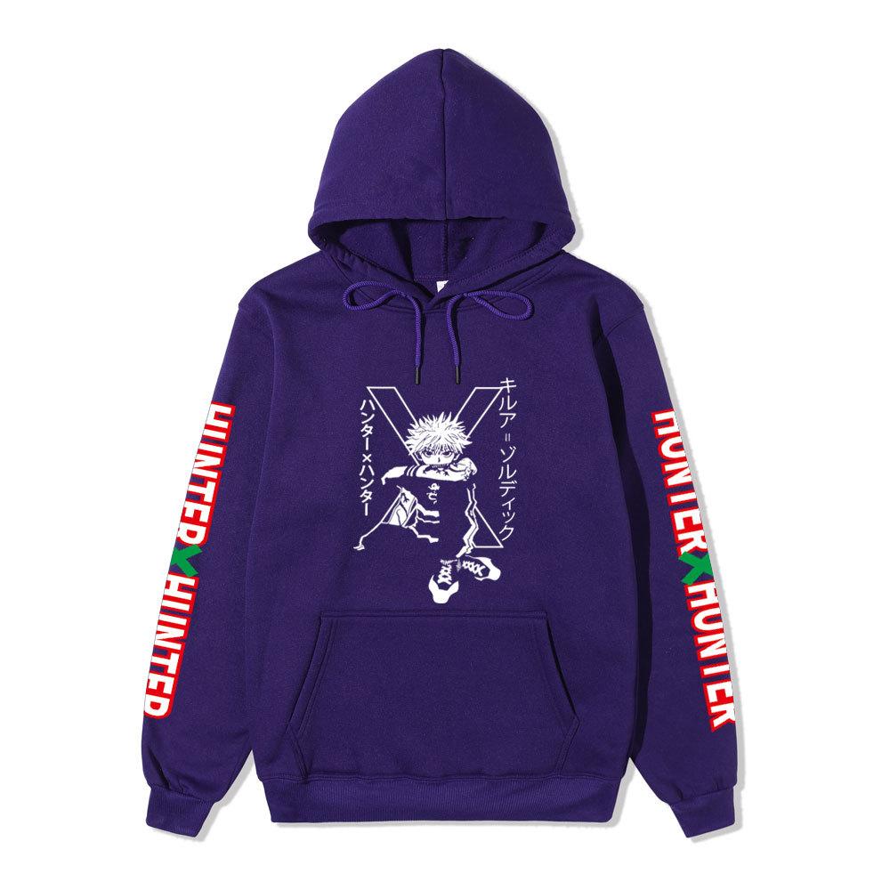 Hunter Killua Zoldyck Graphic Printing Sweatshirts for Fans Casual Long Sleeve Men/Women Clothing Sudaderas Hip Hop Hoody